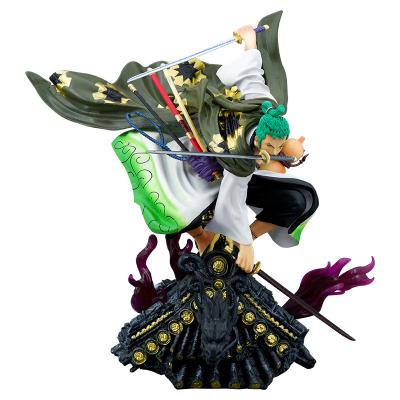 China Children Toy New One Piece Roof Roronoa Zoro Katana Model Toy PVC Action Numbers Collectible Model Cartoon Cosplay for sale