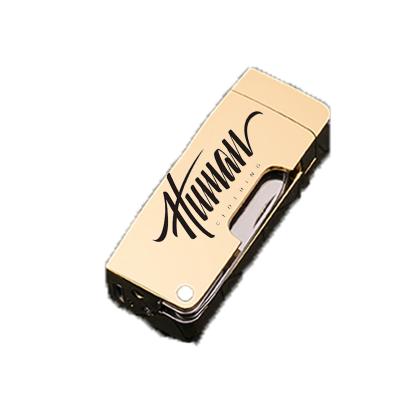 China Rechargeable Plasma Usb Arc Flameless Windproof Cigar Lighters With Battery Display for sale