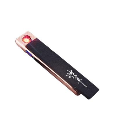 China Custom Flameless Usb Cigar Smokeless Lighters Windproof Rechargeable With Battery Display for sale