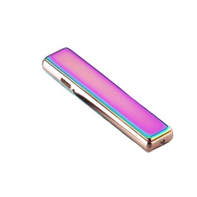 China Custom Rechargeable Electronic Usb Cigar Rechargeable Smokeless Lighters With Battery Display for sale