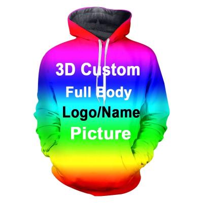 China custom wholesale mens clothing diy 3d printer fashion longsleeve tops Anti-wrinkle mens hoodies and sweatshirts for sale