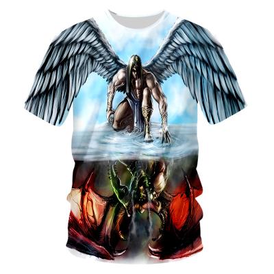 China Custom Plus Size Men's T-shirt Summer Dropship Women's T-shirt 100% Polyester Oversized Anti-Wrinkle Tee for sale