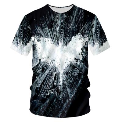 China 100% Polyester Unisex Short Sleeve Anti-Wrinkle T-shirt Custom Full Sleeve Men Logo Printing Oversized for sale