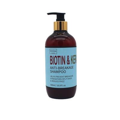 China Wholesale 500ml Breakage Color-protecting Anti Nourishing Repairing Biotin Keratin Shampoo for sale