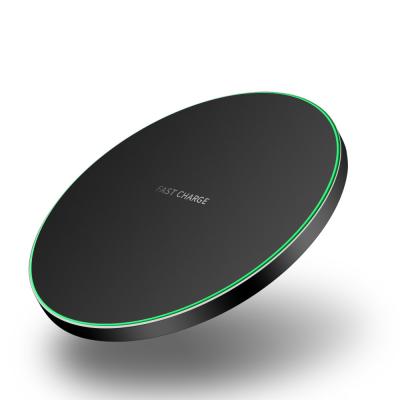 China Mobile Phone Free Sample Wireless Charger Pad, Cheapest Xunjia 10W 7.5W Qi Fast Wireless Charger for iPhone and Samsung for sale