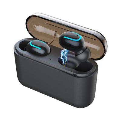 China 2020 Trending New Product BT In-ear 5.0 Dual TWS Earbuds , Q32 True Wireless Stereo Earphones With Charging Box for sale