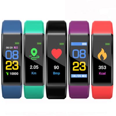 China Cheap Hot Selling Amazon Touch Screen Smart Bracelet ID115 Plus Heart Rate Blood Pressure Monitor Fitness Tracker Sports Smart Wristband for sale