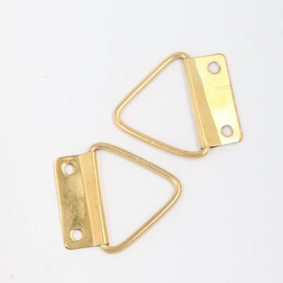 China Stainless Steel Piece DIY Frame Hardware Hook Ring Dark Hanging Picture Frame Accessories Metal Hanger Attachment Hook for sale