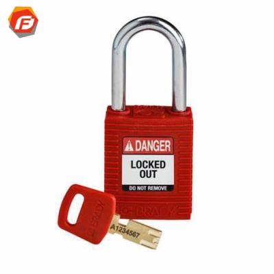 China Outdoor Security Steel Long Shackle Lockout Tagout Padlock for sale