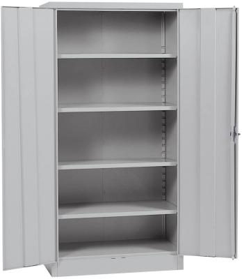 China (Size) 4 Adjustable Shelves Dove Gray Steel SnapIt Moisture Proof Storage Cabinet for sale