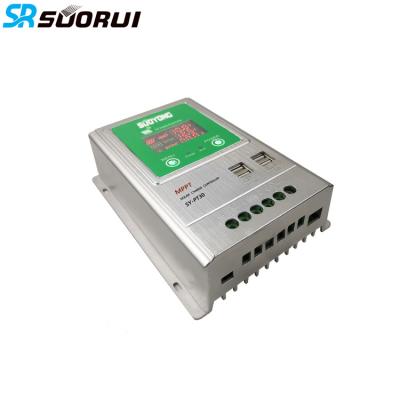 China Solar Charger Controller 30A 12V/24V MPPT Charge Controller 4usb for sale