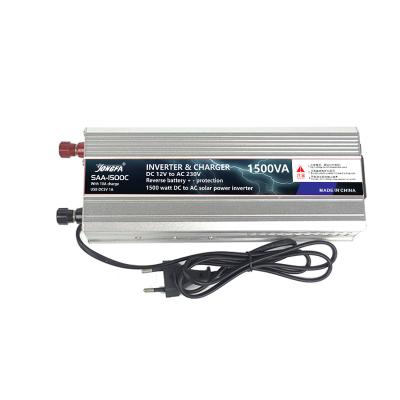 China YongFa Inverter 1500W Solar Power Inverter With Built In Battery Charger SAA-1500C 262*95*54mm for sale