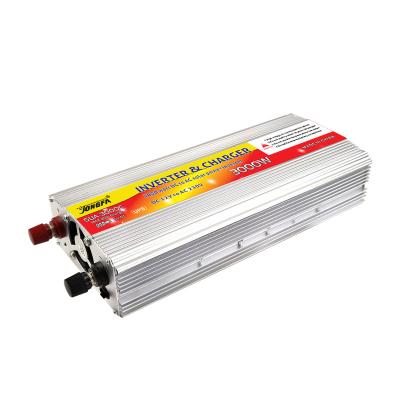 China SUA-3000C Home Car Inverter Power Inverter 12/24V DC to AC 110V/220V Voltage Transformer with Charger 312*130*62mm for sale