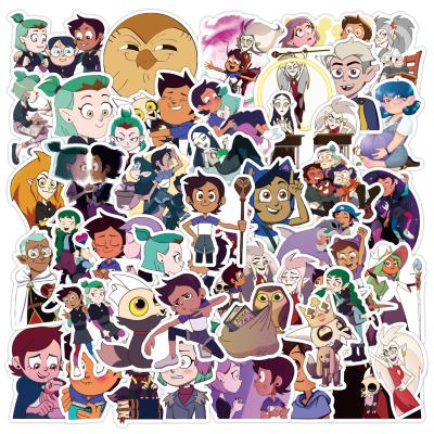 China Waterproof+Eco-friendly 50pcs Cartoon Anime Waterproof Stickers Styles Water Bottle Sticker Luggage Laptop Fashion Mobile Stickers for sale