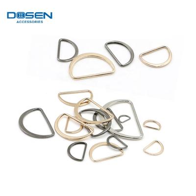 China Eco-friendly fashion shoe zinc alloy buckles, bag buckle accessories, garment accessories D-ring belt buckle en venta