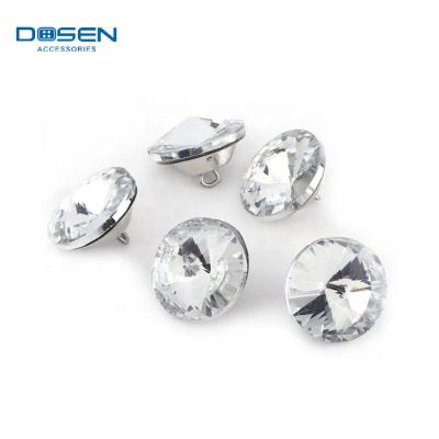 China viable premium pearl and crystal buttons with rhinestones for jeans for sale