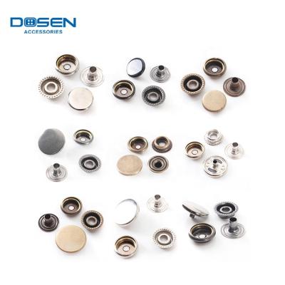 China Wholesale High Quality Dry Cleaning Bag Accessories Custom Metal Cloth Snap Buttons for sale