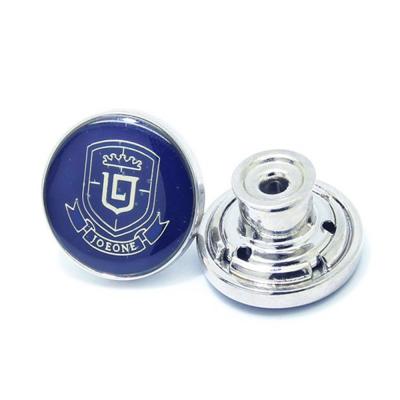 China Shiny dry cleaning jeans button metal buttons for clothes metal buttons and rivets for jeans for sale