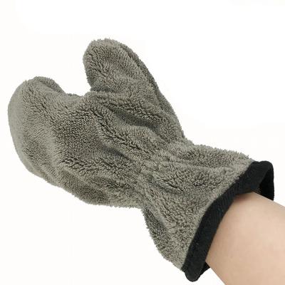 China Jiangsu Household Microfiber Glove Clean Kitchen Cleaning Glove for sale