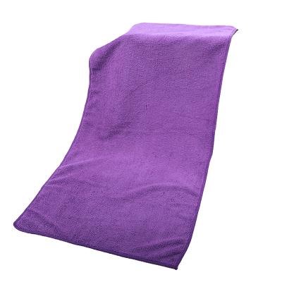 China 30*70cm Large Terry Microfiber Hair Drying Towels Soft Absorbent Tablets for sale