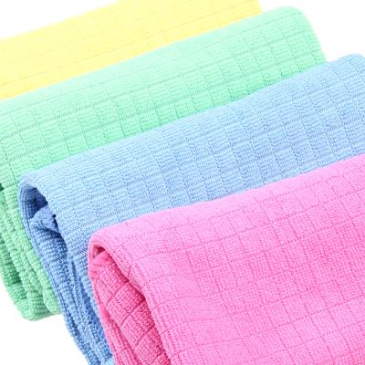 China Super Absorption Mardav Lattice Microfiber Car Care Soft Weft Knitting Towel / Towel Quick-dry for sale