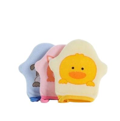 China Eco-friendly New Style Baby Custom Decontamination Does Not Hurt Skin Sponge Bath Cloth Towel for sale