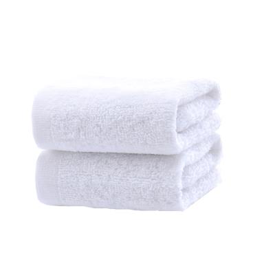 China Compressed Bamboo Cotton Hotel Restaurant Kindergarten Hand Towel White Face Towel for sale