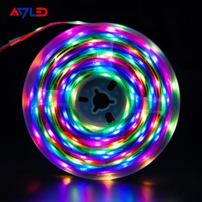 China Individually Addressable RGB Waterproof LED Strip Light DC12V 24V for sale