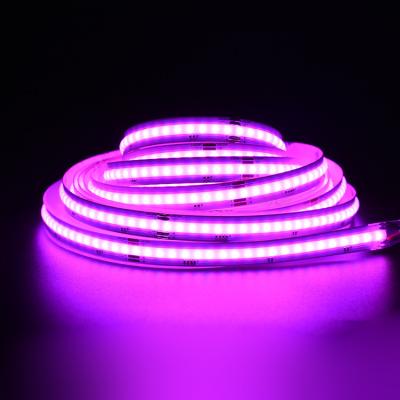 China Exterior Led Light Strips 2700-6500K Flexible cob Led Wardrobe Decoration Good Quality RGB Cob Led Lights for sale