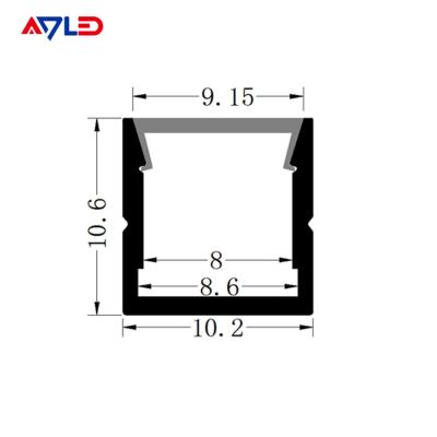 Китай PC Diffuser Mounted Alloy Frame Perfiles retangle channel strip lights lED aluminum profile продается