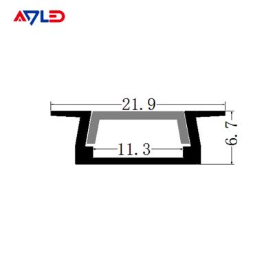 China 11mm pcs borad  15.8*6.7mm Led Strip Light Aluminum Profile Easy Installation Led Aluminum for sale