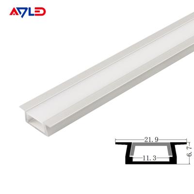 China 1606B Aluminum lighting strips profile Thin Strip Spot Light Profile stair Decorative Linear for sale