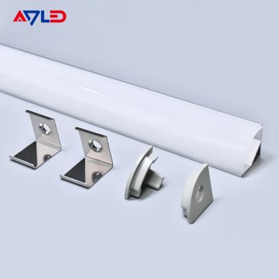 Κίνα 16*16mm Hanging led aluminum anodized aluminum extrusion led profile surface corner mounted led light strip profile προς πώληση