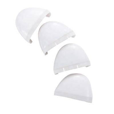 China Military PC Boots Inserts Parts Toe Covers Non-Tap 604# Safety Shoes Plastic Toe Cap for sale