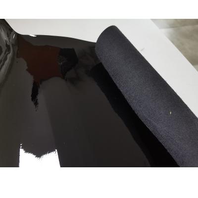 China Durable mirror fiber with 1.4mm thickness, microfiber breathability leather micro fiber leather upper material for sale