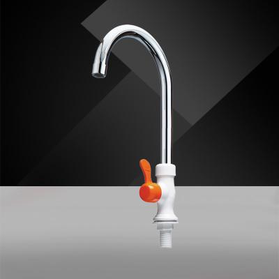 China Modern Good Prices Stainless Steel Pipe Deck Mounted Sink Faucet Kitchen Faucet Beautiful With High Quality for sale