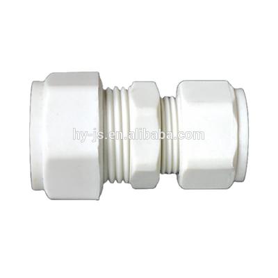 China Connect Pipes White Color Lead Free Durable Nylon Plastic Fittings Coupling Reducer for sale