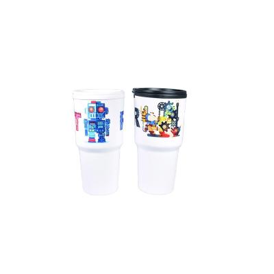 China 2021 New Design Double Wall Structure Mug Sublimation High End Viable 30oz Polymer Drinking Tumbler for sale