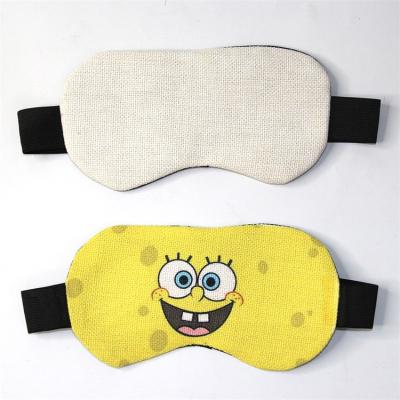 China Relax Hot Selling Cheap Custom Sleep Mask Sublimation Cloth Sublimation Eye Mask for sale