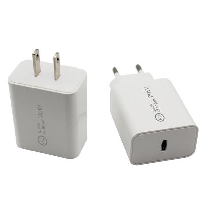 China PD Wall Charger 20W With PD Output AC/DC Adapter For I Phone 12 for sale