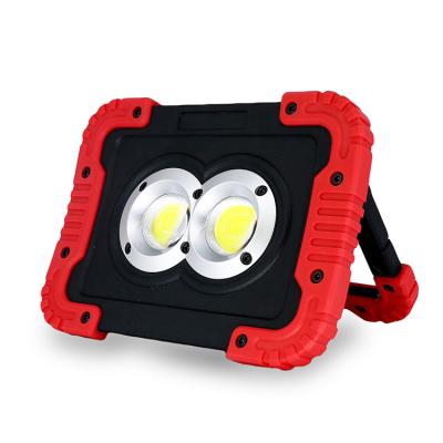 China 10w 15w 20w OUTDOOR Collapsible COB Portable Waterproof Flood Outdoor Emergency Led Working Light With Stand for sale