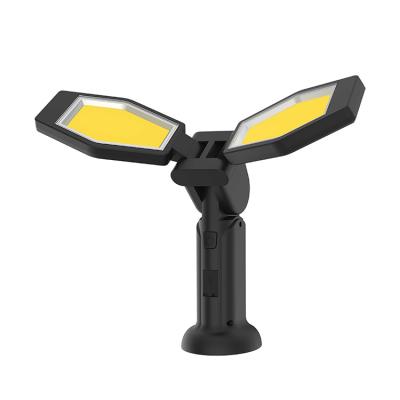 China Hot Sale Black DC 3.7V Magnetic Garage Fill Light Adjustable.battery status.with high and low brightness for sale