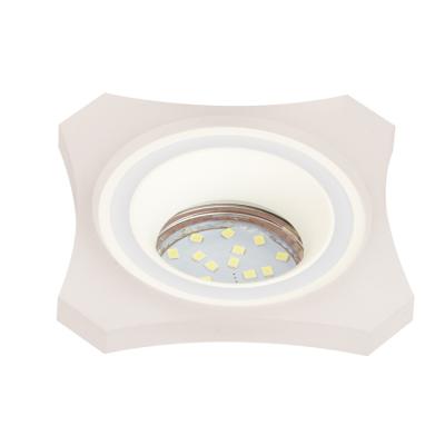 China Traditional GU10 MR16 LED Downlight Aluminum Recessed Frame Down Light Fixture Holder Fittings PMMA for sale