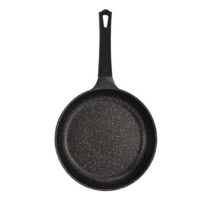 China Sustainable Kitchenware HOT Cookware Non Coating Kitchen Utensil Frying Pan Frying Pan 28cm With Lid for sale