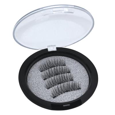 China 2021 new best one pair soft trending wholesale waterproof 3 magnetic eyelashes for sale