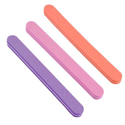 China Factory Supplier Durable Double Sides Small Colorful Salon Nail File Buffer Bulk for sale