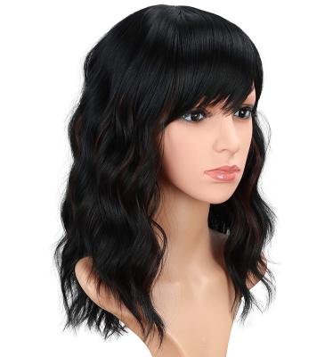 China Assets; Hot Sale Reusable Fashionable Hair Extension Short Synthetic Hair Wigs for sale