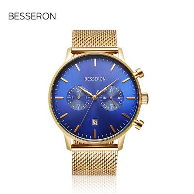 China Wholesale Japan Automatic Movement Stainless Steel Back OEM ODM Date Men Luxury Quartz Watches for sale