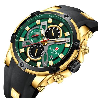 China REWARD Automatic Luxury Sport Date Waterproof Mens Watch Fashion Design Chronograph Mens Quartz Watches for sale