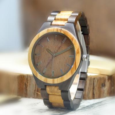 China Japan Custom Wooden Dial Quartz Movement Unspecific Minimalist Logo Minimalist Woodwatch for sale